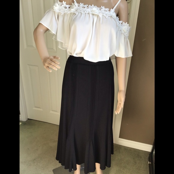 Simon Chang Dresses & Skirts - Designer Simon Chang Ankle Length Black Skirt